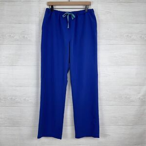 Figs‎ Pisco Basic Scrub Pants Men Size L Denim Blue Straight Leg Medical PO#1660